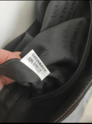 Borsa Emporio Armani Uomo Messenger in vitello