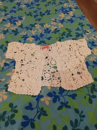 Cardigan bolero uncinetto 2-3 Anni Pari al nuovo