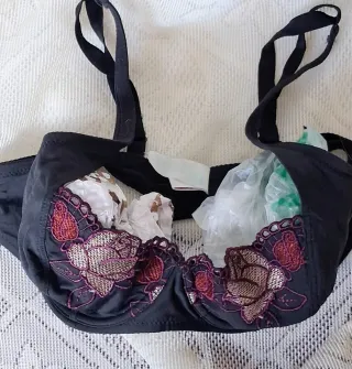 Sujetador Rosy bordado floral 90B