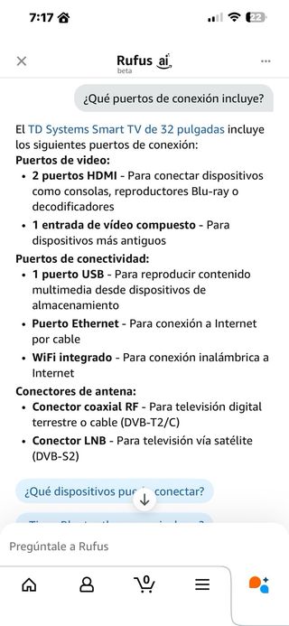 TD Systems Smart TV LED HD 32