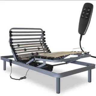 Cama articulada madera y metal