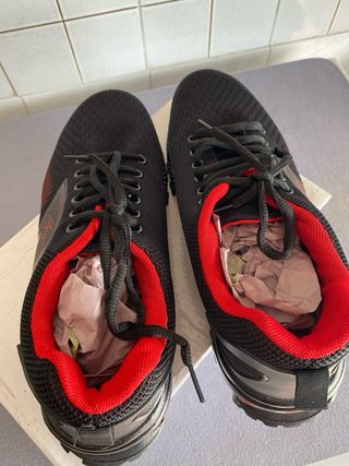 Scarpe sportive donna 41 nero/rosso