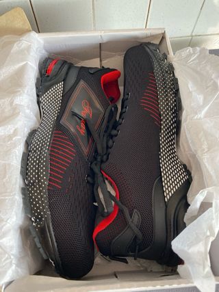 Scarpe sportive donna 41 nero/rosso