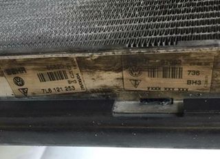 Radiador agua. volkswagen 7l6121253 touareg 54401