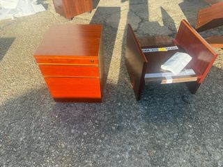 Mesas de oficina madera en L
