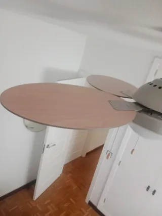 Ventilador de techo madera y metal