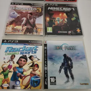 Lote 4 Juegos PS3: Ratchet & Clank, Rayman, Unchar