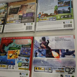 Lote 4 Juegos PS3: Ratchet & Clank, Rayman, Unchar