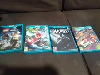Lote 4 Juegos Wii U: Mario Kart 8, Splatoon, Lego