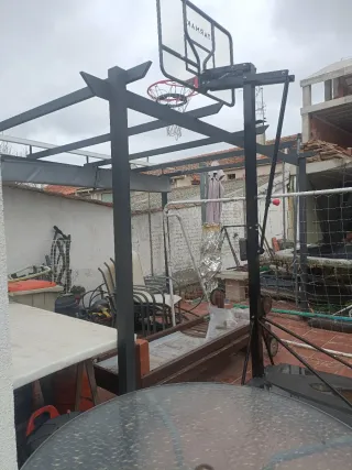 Pérgola aluminio NATERIAL antracita 400x282cm