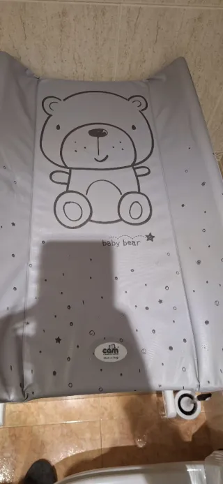 Bañera para bebé con cambiador