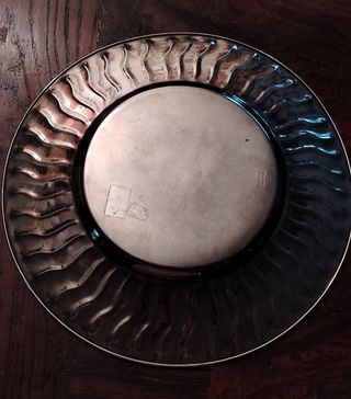 Alzata vintage con piatto Argento 1000