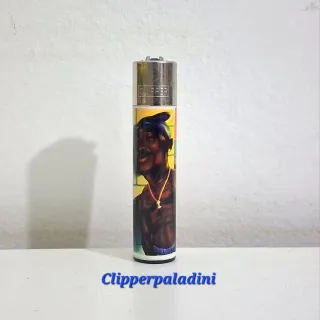 Accendino Clipper con stampa Tupac