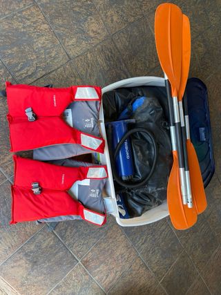 Kayak hinchable Sevylor Hudson 3 plazas