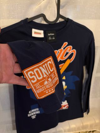 Camiseta Sonic Always Running Talla 7/8
