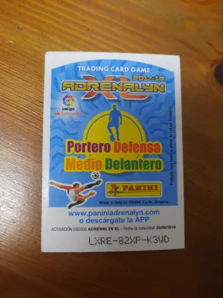 Carta Invencible Adrenalyn 2017-18