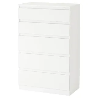 Cómoda Ikea Blanca 5 Cajones
