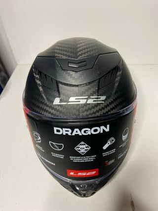 : Casco Moto LS2 Dragon Carbon FF808 M