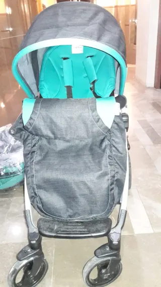 Set carrozzina per bambini 3 pezzi: Passeggino, Culla e Seggiolino