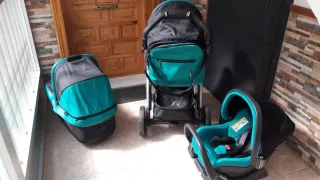 Set carrozzina per bambini 3 pezzi: Passeggino, Culla e Seggiolino