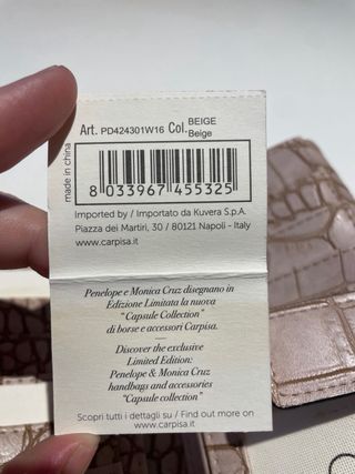 Cartera Carpisa x Penélope&Mónica Cruz Beige