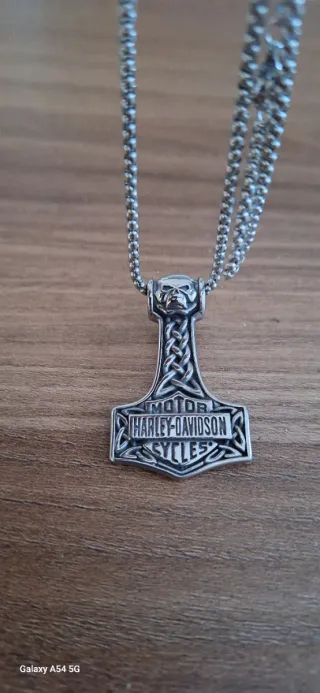 Collana Harley Davidson Thor Argento
