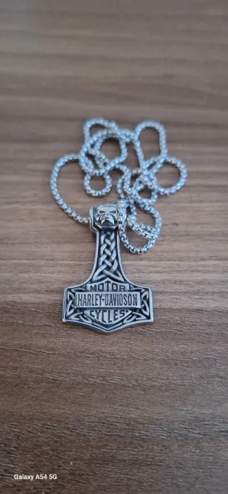 Collana Harley Davidson Thor Argento