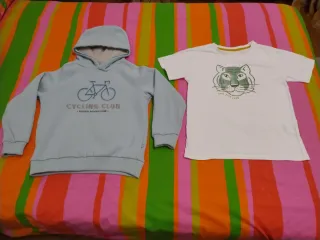 Sudadera capucha niñ@ + camiseta