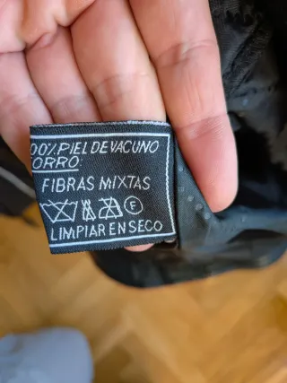 Cazadora cuero Ami moto talla L