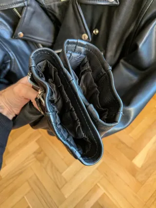 Cazadora cuero Ami moto talla L