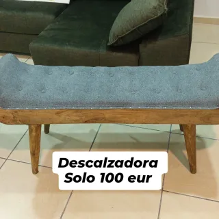 Descalzadora de madera y tela
