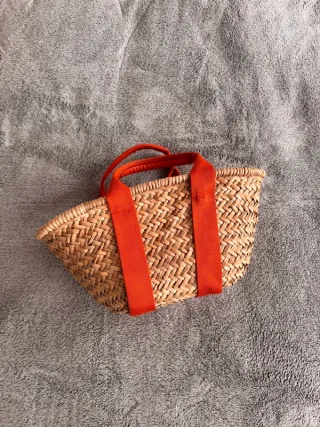 Borsa paglia Zara arancione