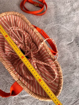 Borsa paglia Zara arancione