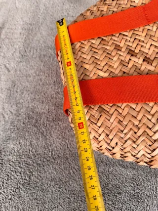 Borsa paglia Zara arancione