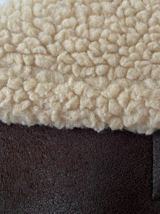 Chaqueta Zara borreguito marrón talla M