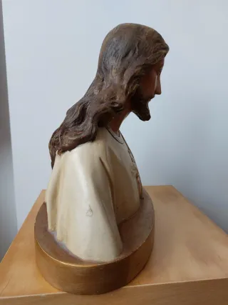Busto Sagrado Corazón de Jesús Olot 27 cm de alto