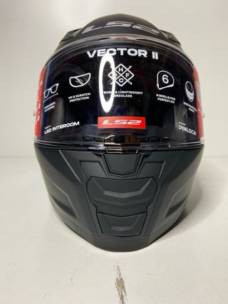 : Casco Moto LS2 Vector II FF811 Negro Mate
