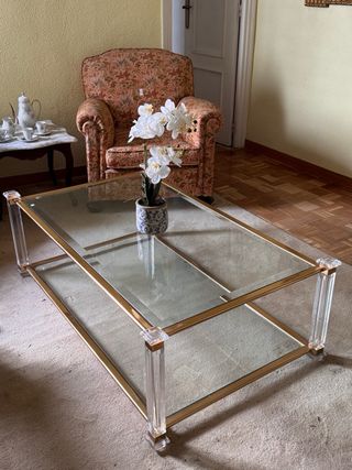 Juego de café porcelana oro