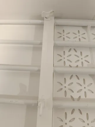 Organizador de armario blanco