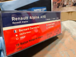 Alpine Renault A110 Rallye Neige et Glace 1972