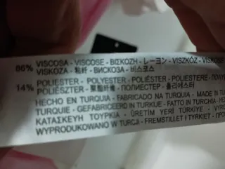 Zara Blusa Rosa y Blanca Talla XL