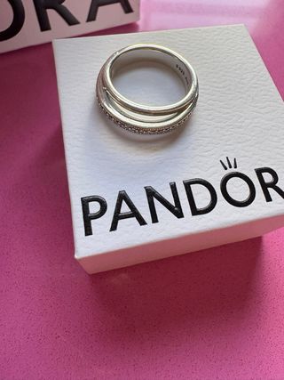Anillo Pandora Plata Talla 12