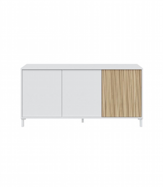 Aparador 3 Puertas 154cm. Blanco Artik/Natur