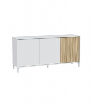 Aparador 3 Puertas 154cm. Blanco Artik/Natur