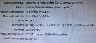 PC GAMING i5 9400-16 RAM-SSD-HDD-RX570 4GB-W11
