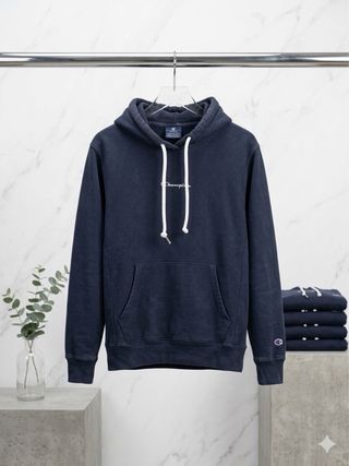 Felpa Champion con cappuccio blu