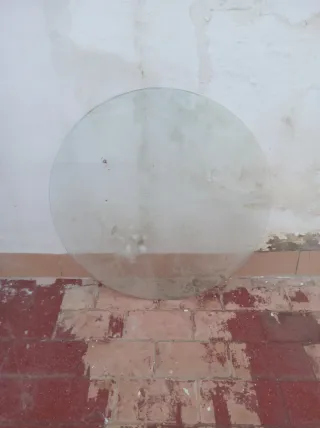 Cristal mesa redondo 90 cm