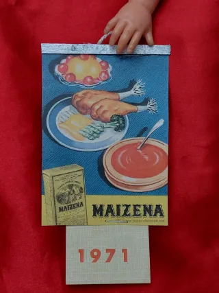 Antico Calendario Nancy Cucina Maizena