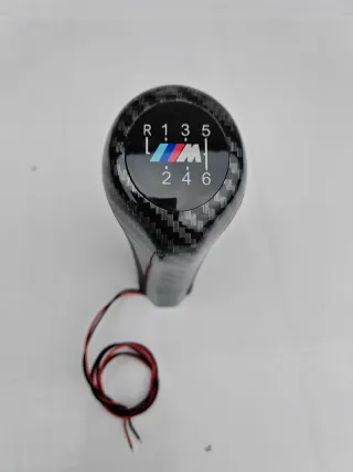 Pomo Palanca de Cambio 6 BMW M Carbono ILUMINADO