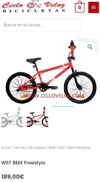 Bicicleta BMX Freestyle WST